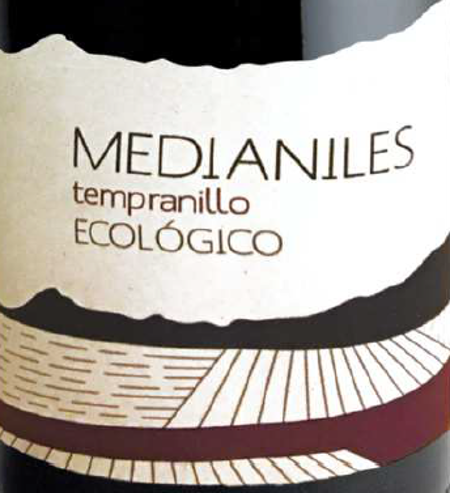 Medianiles Tempranillo Roble Vino Ecologico 2017